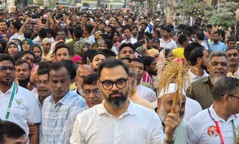 পল্লবীতে আমিনুল হকের সমর্থনে বিএনপির গণমিছিল