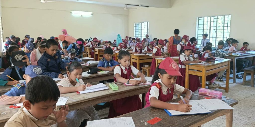 নবীনগর কাইতলা নিছা সানবি ছাত্র কল্যাণ ফাউন্ডেশন কর্তৃক আয়োজিত  মেধাবৃত্তি পরীক্ষা অনুষ্ঠিত