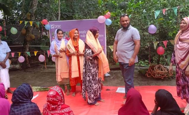ঝালকাঠিতে ব্রাকের আয়োজনে স্বপ্নসারথি কিশোরীদের সমাপনী অনুষ্ঠান অনুষ্ঠিত হয়েছে