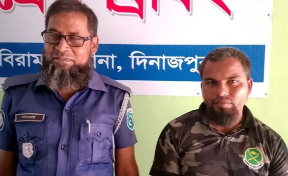 বিরামপুরে অ্যাম্পল ইনজেকশনসহ মাদক কারবারি গ্রেপ্তার
