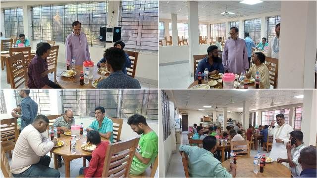ত্যাগের ঈদে মানবিক উদ্যোগ: বুটেক্সে দায়িত্বরত কর্মচারীদের নিয়ে ভোজের আয়োজন