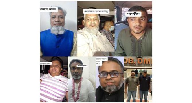 নিষিদ্ধ আওয়ামী লীগের সাবেক সংসদ সদস্য সাদ্দাম হোসেন পাভেলসহ এর অঙ্গসংগঠনের আরও আট নেতাকর্মী গ্রেফতার