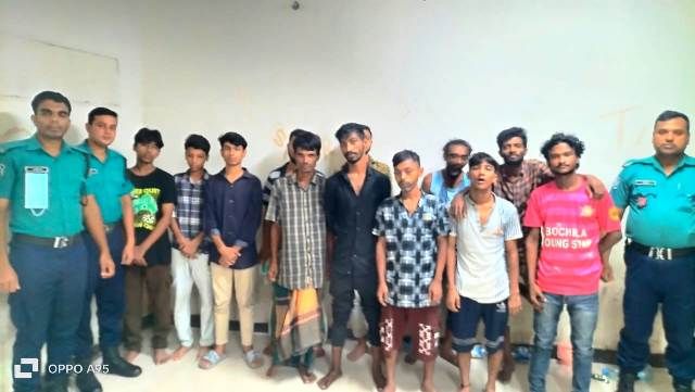 বিভিন্ন অপরাধে জড়িত ১৩ জনকে গ্রেফতার করেছে মোহাম্মদপুর থানা পুলিশ