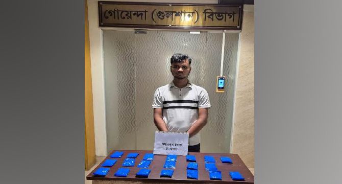 ৪০০০ পিস ইয়াবাসহ এক মাদক কারবারিকে গ্রেফতার করেছে ঢাকা মহানগর গোয়েন্দা পুলিশ