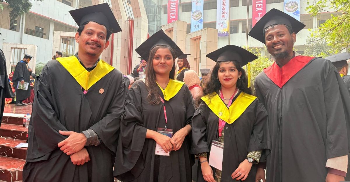 বুটেক্সের প্রথম সমাবর্তনে অংশগ্রহণ করেছে একই পরিবারের চার সদস্য