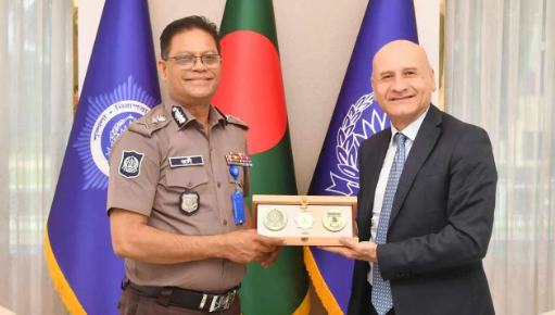 আইজিপির সঙ্গে ইতালির রাষ্ট্রদূতের সাক্ষাৎ