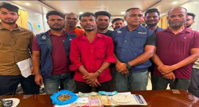 ভোলায় বিপুল পরিমাণ মাদকসহ কুখ্যাত কারবারি লিটন ফরাজী গ্রেফতার