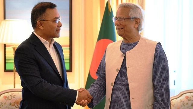 ড. ইউনূসের সঙ্গে তারেক রহমানের বৈঠক শেষ