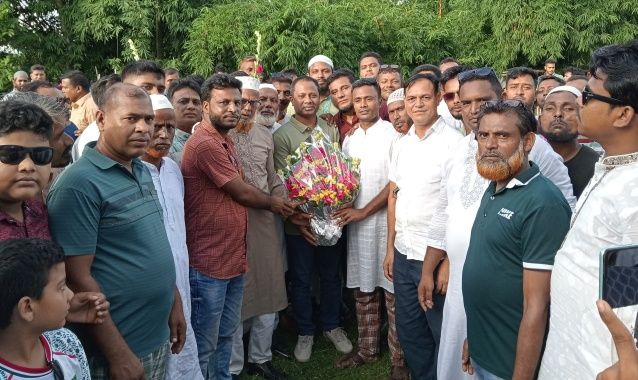 মালদ্বীপ বিএনপির সভাপতি খলিলুর রহমানকে সংবর্ধনা
