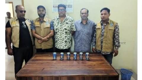 রংপুরে বিয়ারসহ ঝালকাঠির জর্দা শামীম ও তার ভাই গ্রেফতার