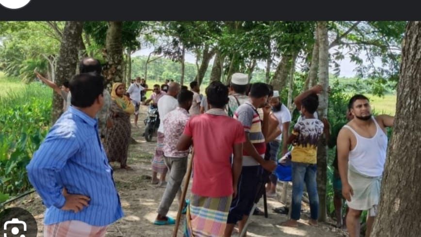 রাজধানীর খিলগাঁওয়ে একটি প্লটকে কেন্দ্র করে   এলাকায় উত্তেজনা