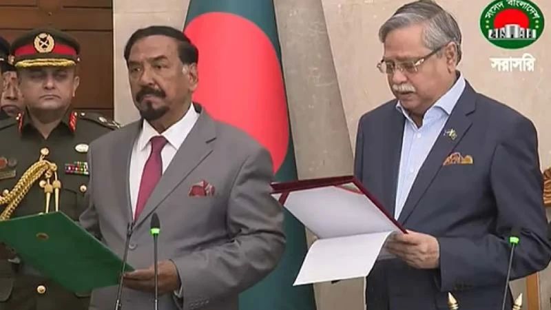 স্পিকার ও ডেপুটি স্পিকারকে শপথ পড়ালেন রাষ্ট্রপতি