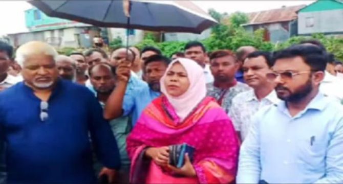নদী ভাঙন আতংকে চাতলপাড়বাসী,প্রশাসনের পরিদর্শন
