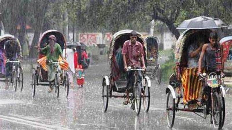 ঢাকা ও পার্শ্ববর্তী এলাকায় আজ বজ্রসহ বৃষ্টি হতে পারে