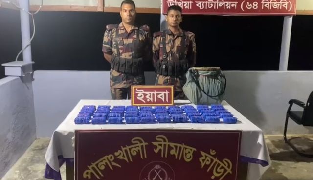 উখিয়া বিজিবি’র পৃথক অভিযানে বালুখালী ও পালংখালী বিওপি এলাকা হতে ১ লক্ষ ৫০ হাজার পিস ইয়াবা উদ্ধার