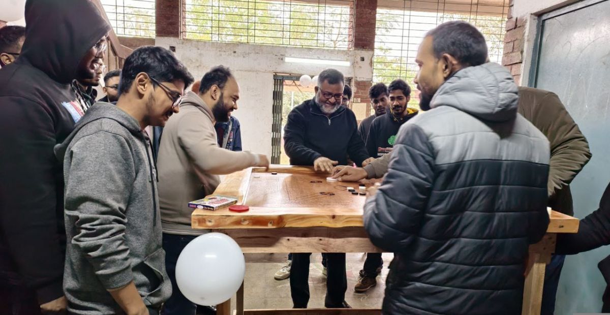 নিটার ক্যাম্পাসে ইনডোর ও আউটডোর গেইমস কর্নারের উদ্বোধন