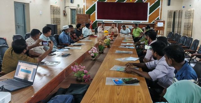 ধর্মপাশায় জলবায়ু পরিবর্তন এবং স্বাস্থ্য প্রকল্পের সমন্বয় সভা