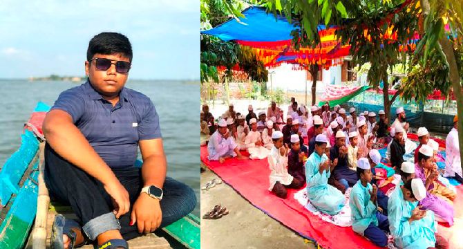 মেধাবী শিক্ষার্থী সৌরভের মাগফিরাত কামনায় দোয়া মাহফিল