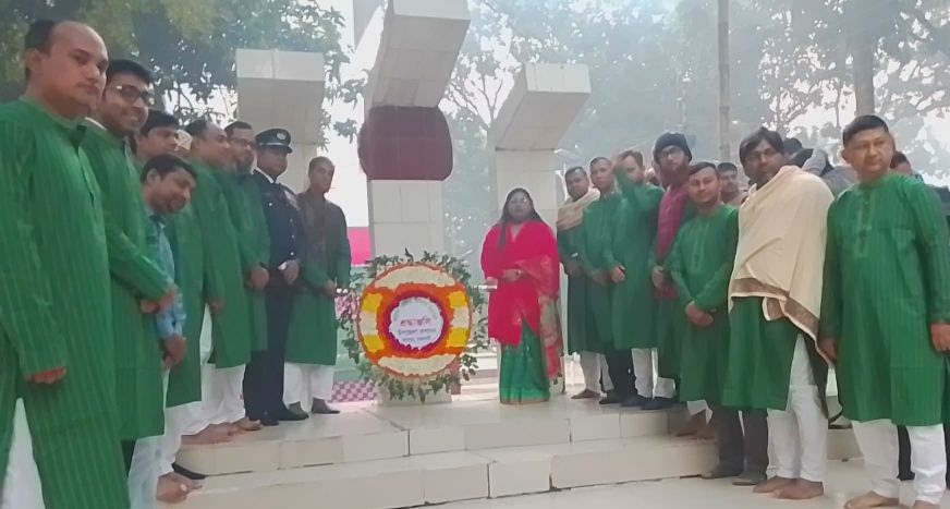 তানোরে নানা কর্মসূচির মাধ্যমে  মহান বিজয় দিবস পালন