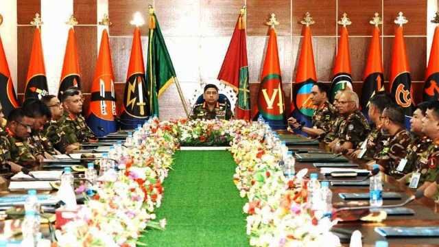সেনাবাহিনীর আর্টিলারি ও এয়ার ডিফেন্স কোরের অধিনায়ক সম্মেলন অনুষ্ঠিত