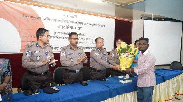 শিশু সুরক্ষা নিশ্চিতকল্পে “সিটিজেন ভয়েস এন্ড অ্যাকশন বিষয়ক প্রারম্ভিক সভায় কেএমপি কমিশনার