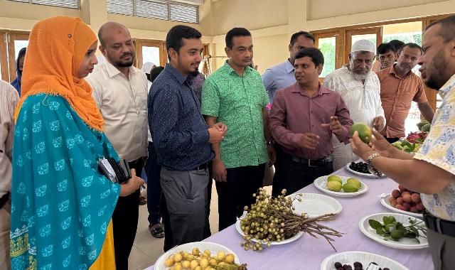 মাটিরাঙ্গায়  তিন দিনব্যাপী জাতীয় ফল মেলা উদ্বোধন
