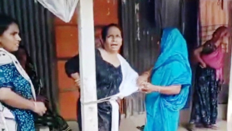 কালিয়াকৈরে বনে অবৈধ স্থাপনায় চাঁদা দাবীর অভিযোগ,নারীসহ দু-দালালকে বেঁধে নির্যাতন