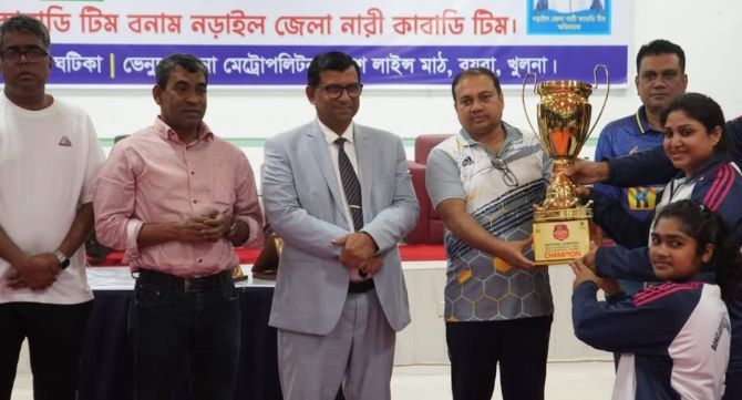 খুলনা মেট্রোপলিটন পুলিশের উদ্যেগে কমিশনার কাপ নারী কাবাডি প্রীতি ম্যাচ-২০২৬ অনুষ্ঠিত