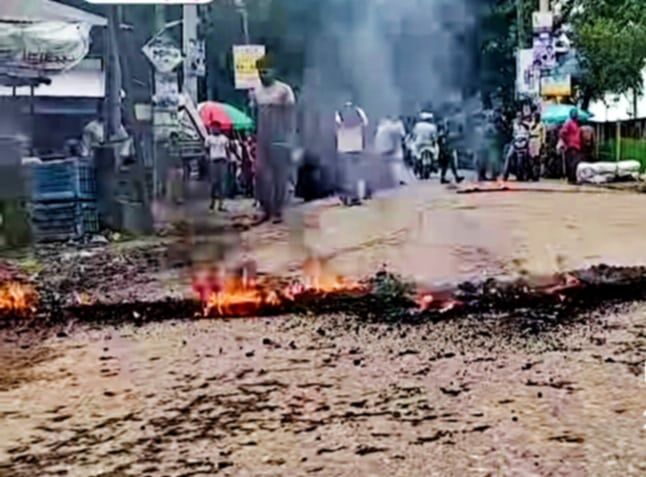 দুই দিনের ধর্মঘটে অচল প্রায় নাসিরনগর