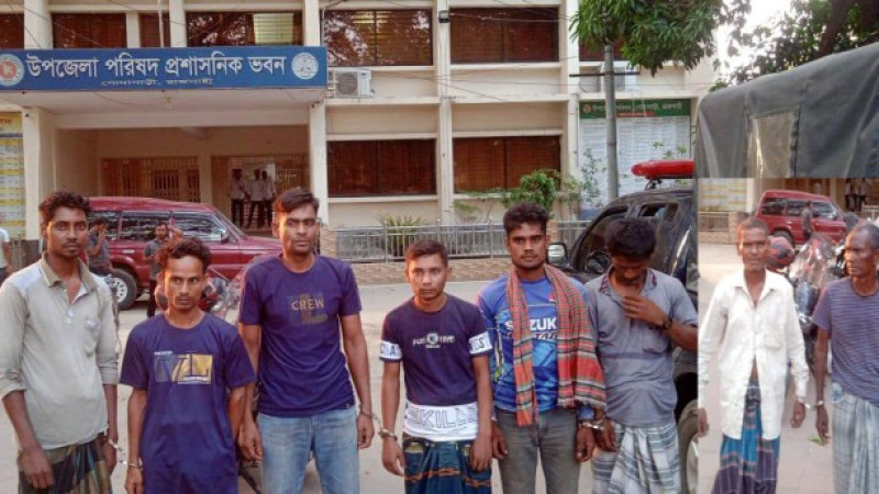 গোদাগাড়ীতে ৮ জন মাদক সেবনকারীকে ভ্রম্যামান আদালতের কারাদণ্ড