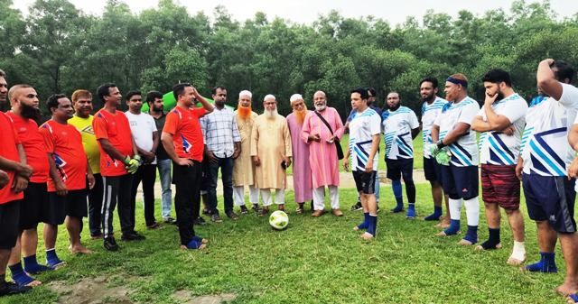 কালিয়াকৈরে মাদকবিরোধী প্রীতি ফুটবল ম্যাচ অনুষ্ঠিত