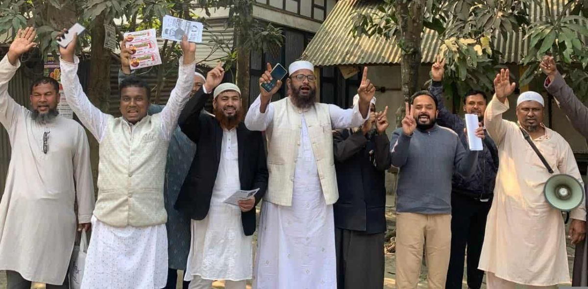 লতব্দী ইউনিয়নে জামায়াত ইসলামী প্রার্থীর দাঁড়িপাল্লা প্রতীকের জামায়াত নেতৃবৃন্দের প্রচার-প্রচারণা