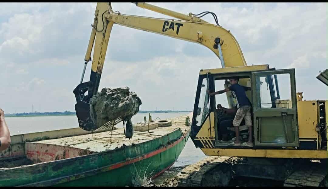 নবীনগর  বিদ্যাকুটে অবৈধভাবে ফসলি জমির মাটি কেটে বিক্রি