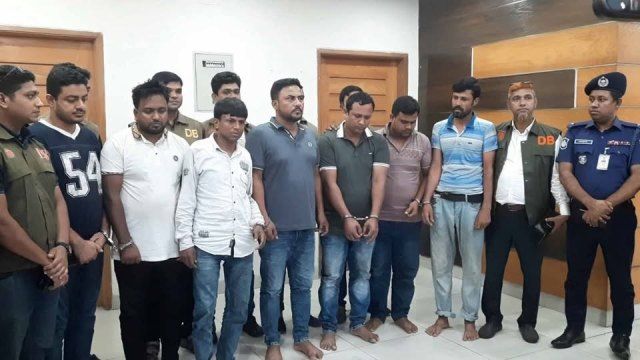 ফকিরহাটে হ্যামকো গ্রুপে ডাকাতির ঘটনায় কোটি টাকার মালামালসহ ৯ জন কে গ্রেফতার করেছে