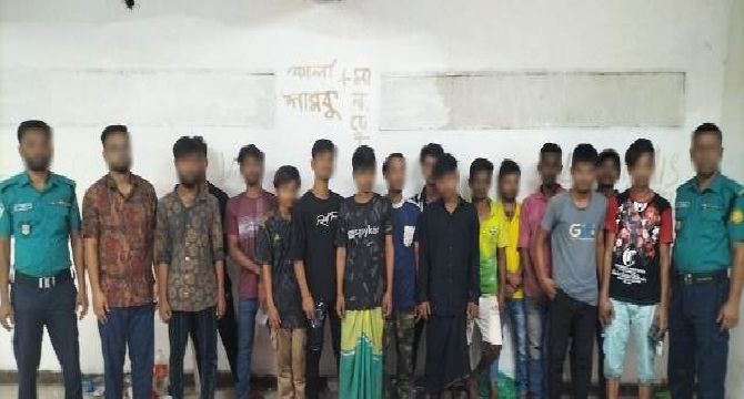 বিভিন্ন অপরাধে জড়িত ১৬ জনকে গ্রেফতার করেছে মোহাম্মদপুর থানা পুলিশ