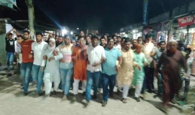 জামালপুরে মামুনকে দলীয় মনোনয়ন দেওয়ায় আনন্দ মিছিল