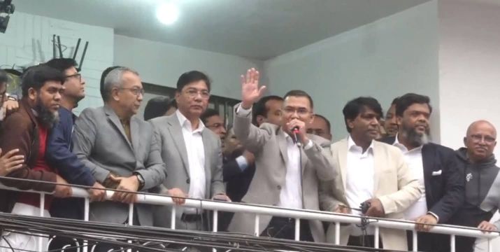 দেড় যুগ পর দলের কেন্দ্রীয় কার্যালয়ে তারেক রহমান