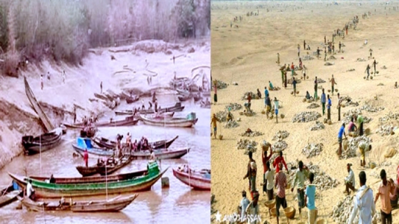সুনামগঞ্জের জাদুকাটা নদীতে চলছে মহাতান্ডব: সংঘর্ষে আহত ১০