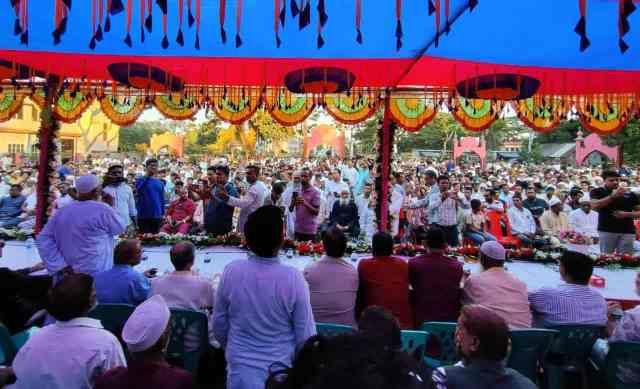 ব্রাহ্মণবাড়িয়া-৫ আসনে বিএনপি প্রার্থী এড, এম এ মান্নান  নিজ এলাকা চারগ্রামের সাথে বৈঠকে মানুষের ঢল