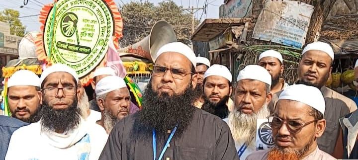 ঢাকা-১৯ আসনে আশুলিয়ায় হাতপাখা প্রতীকের প্রার্থীর ভোট প্রার্থনা