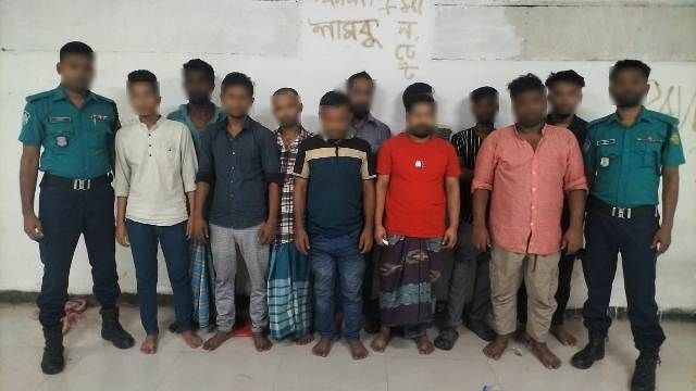 বিভিন্ন অপরাধে জড়িত ১০ জনকে গ্রেফতার করেছে মোহাম্মদপুর থানা পুলিশ