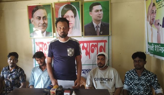 ধর্মপাশায় আওয়ামীলীগের দোসরদের দ্বারা অতর্কিত রক্তাক্ত হামলার প্রতিবাদে সংবাদ সম্মেলন