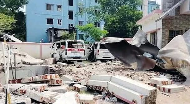 এলপিজি গ্যাস স্টেশনে ভয়াবহ বিস্ফোরণে ২০ জন আহত ৫ জন নিহত হয়েছেন