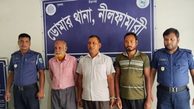 ডোমারে ৩ আওয়ামী লীগ নেতা-কর্মী গ্রেফতার