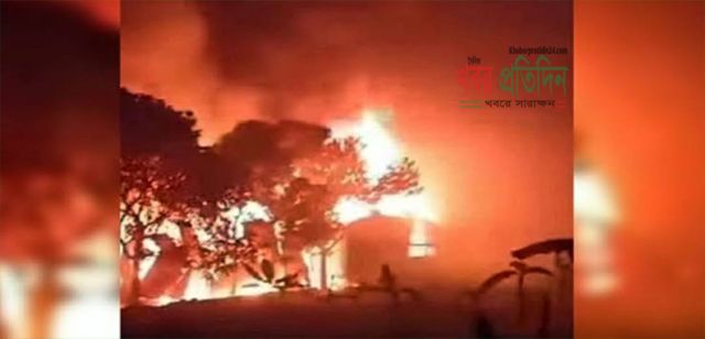 রূপগঞ্জে টেক্সটাইল মিলে আগুনে ২০ লক্ষাধিক টাকার ক্ষতি