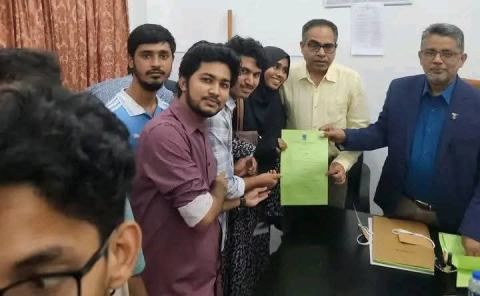 বিশ্ব ইনসানিয়াত বিপ্লব স্টুডেন্ট ফ্রন্টের তাহমিনা আক্তার ২০২৫ (ডাকসু) নির্বাচনে ভিপি প্রার্থী হিসাবে প্রতিদ্বন্দ্বিতা করবেন