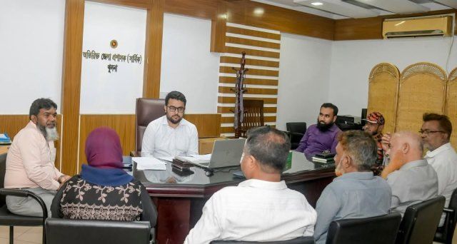 খুলনায় জাতীয় দুর্যোগ প্রস্তুতি দিবস পালন উপলক্ষ্যে প্রস্তুতিমূলক সভা অনুষ্ঠিত হয়েছে
