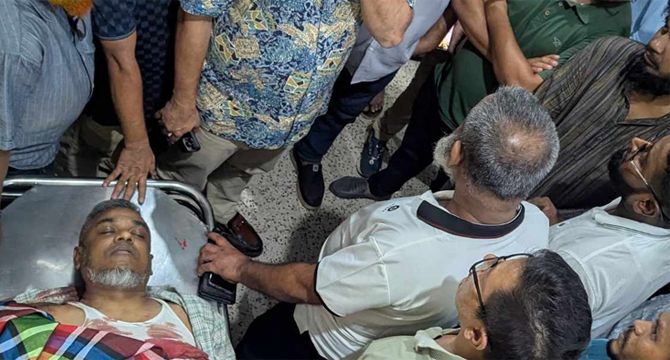 রাজধানীর মধ্য বাড্ডায় বিএনপি নেতাকে গুলি করে হত্যা