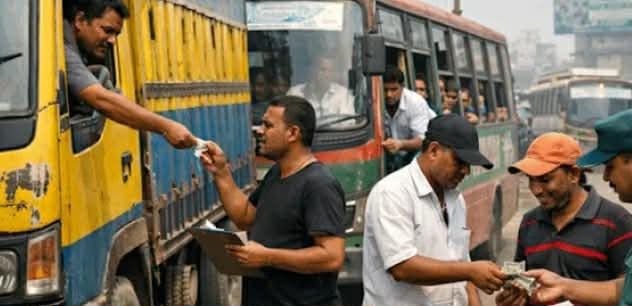 দেশে পরিবহন খাতে দিনে প্রায় ১০০ কোটি টাকার চাঁদা, গাবতলীতে ৬০ লাখ