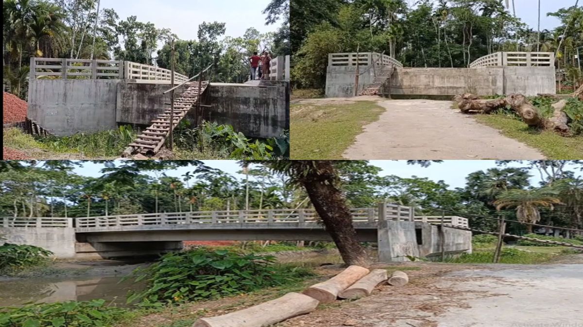 ঝালোকাটিতে ২ কোটি টাকার সেতুতে উঠতে হয় সিঁড়ি বেয়ে, চরম দুর্ভোগে এলাকাবাসী